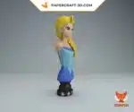 Papercraft of Elsa from Frozen to display in origami, view 5