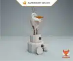 Papercraft of Elsa from Frozen to display in origami, view 8
