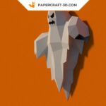 Papercraft fantômes muraux en origami 3D