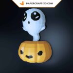 Papercraft von Kürbisgeist in 3D-Origami