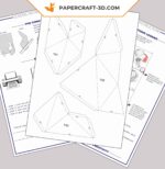 Papercraft de tulipe en origami 3D