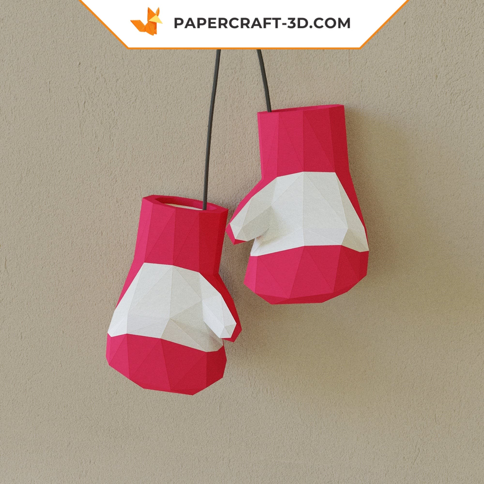 Papercraft di pappagallo ara in origami 3D