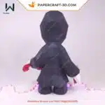 Papercraft Ghostface Scream em origami