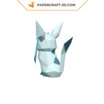 Papercraft von Glaziola Pokemon im 3D-Origami
