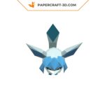 Papercraft von Glaziola Pokemon im 3D-Origami