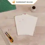 Papercraft glaces popsicles decorazione murale in origami