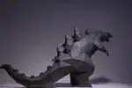 Papercraft Godzilla en origami papier 3D à télécharger en PDF, weergave 3