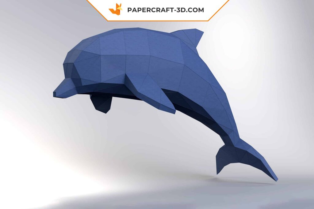 Papercraft delfino in origami 3D