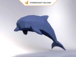 Papercraft delfino in origami 3D