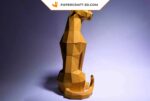 Papercraft von Gepard in 3D-Origami
