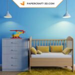 Papercraft hélicoptère en origami 3D