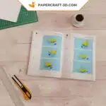 Papercraft elicottero in origami 3D