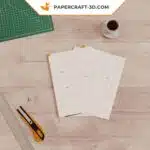 Papercraft elicottero in origami 3D