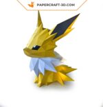 Papercraft di Jolteon in origami 3D