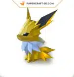 Papercraft von Voltali als 3D-Origami, Ansicht 3