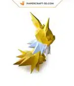 Papercraft von Voltali als 3D-Origami, Ansicht 6