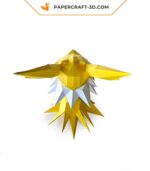 Papercraft di Jolteon in origami 3D