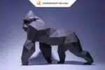 Papercraft King Kong origami papier 3D à télécharger en PDF, weergave 2