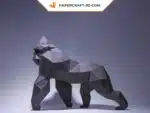 Papercraft King Kong origami papier 3D à télécharger en PDF