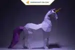 Papercraft licorne en origami 3D