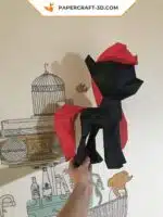 Little Pony papercraft in 3D origami