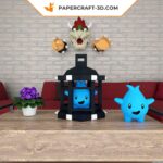 Papercraft Lumalee from Mario in origami 3D