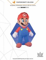 Papercraft de Mario en origami