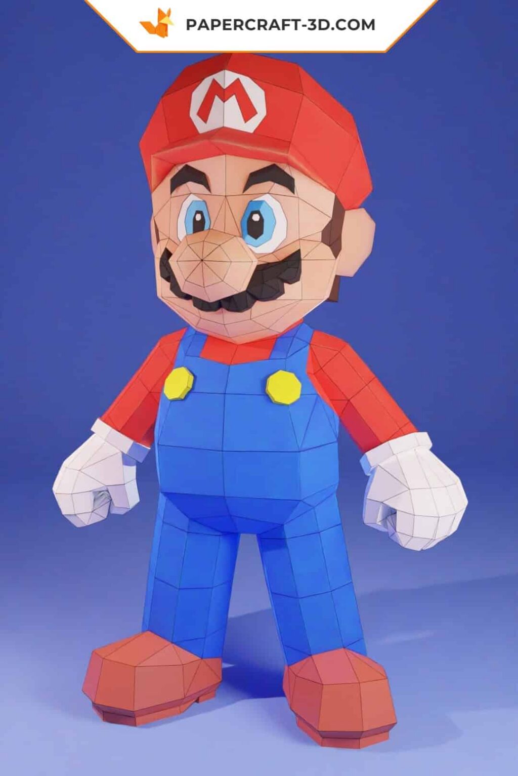 Papercraft do Mario em origami