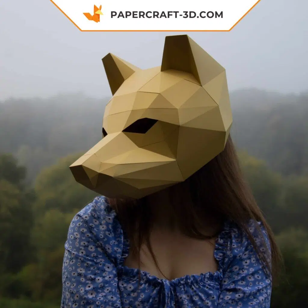 Papercraft de méduse en origami 3D