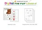 Papercraft masque de sanglier origami papier 3D, weergave 4