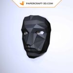 Papercraft masque Squid Game en origami