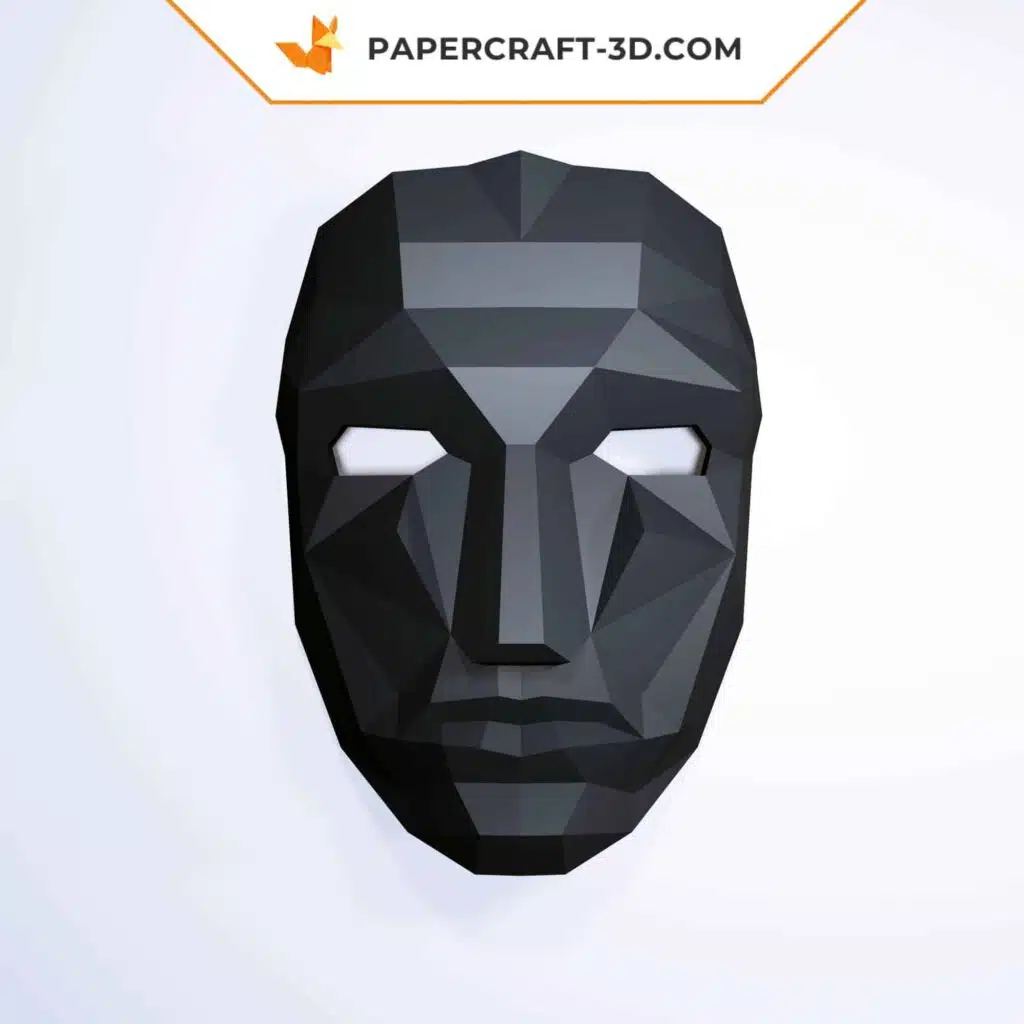 Squid Game papercraft origami mask