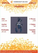 Papercraft jellyfish in 3D origami