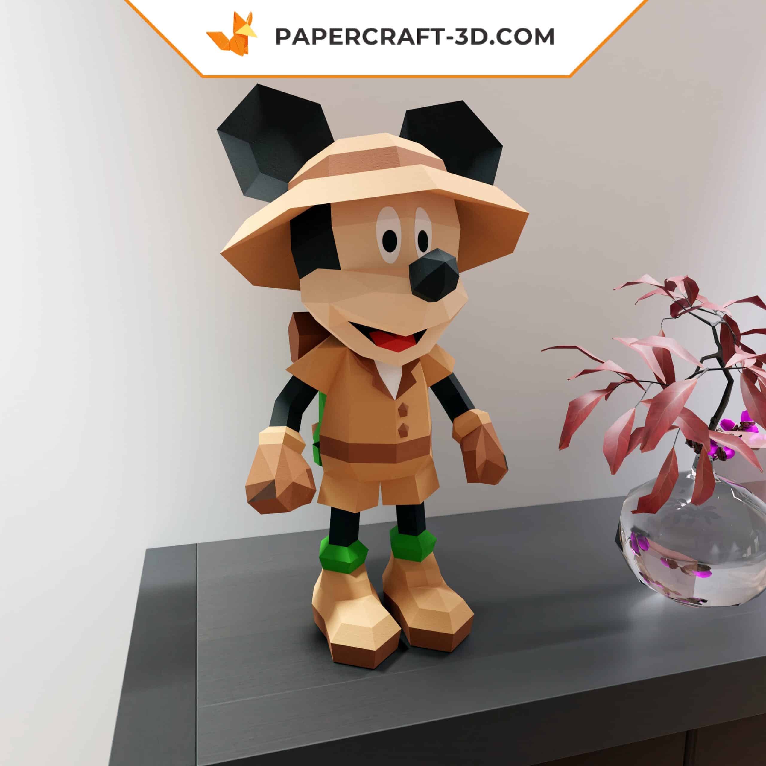 Papercraft de Daisy en origami 3D