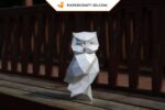 Papercraft de chouette en origami 3D