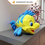 Papercraft Polochon in origami 3D