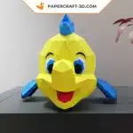 Papercraft Polochon en origami 3D