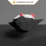 Papercraft de pingouin dansant en origami 3D