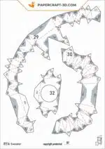 Papercraft Hermione von Harry Potter