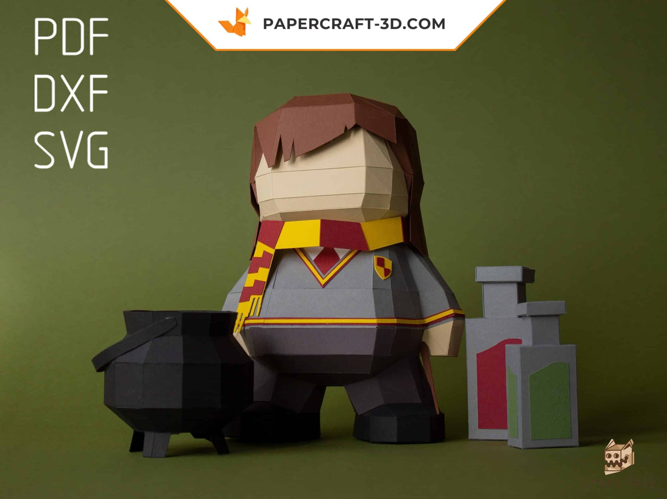 Papercraft Hermione de Harry Potter Papercraft Hermione de Harry Potter