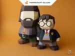 Papercraft Hagrid from Harry Potter