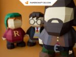 Papercraft Hagrid from Harry Potter