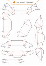 Papercraft Hagrid from Harry Potter