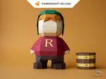 Papercraft Ron de Harry Potter em origami 3D
