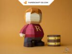 Papercraft Ron de Harry Potter em origami 3D
