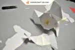 Papercraft di elefante carino in origami 3D