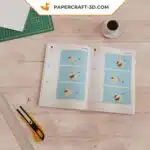 Papercraft Momie 3D origami papier pour décoration murale d&rsquo;Halloween, weergave 6