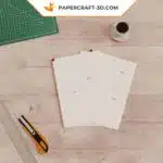 Papercraft de balão de ar quente em origami 3D