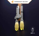 Papercraft navette spatiale Nasa en origami 3D