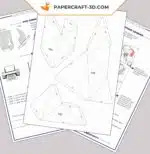 Papercraft navette spatiale Nasa en origami 3D